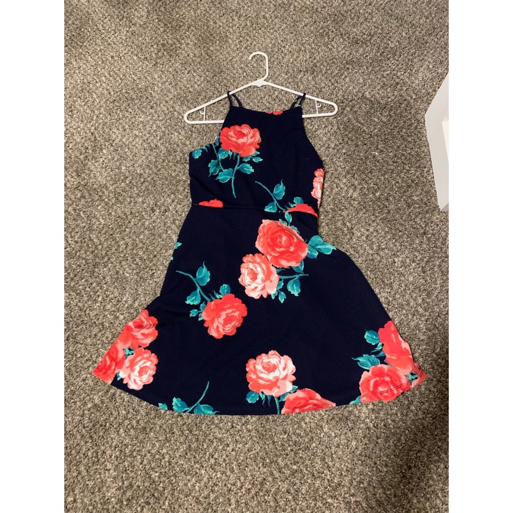 Derek Heart navy floral dress